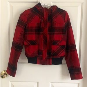 Old Navy plaid jacket